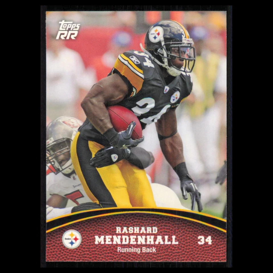 Rashard Mendenhall #88 2011 Topps Rising Rookies Pittsburgh Steelers Football NM - Image 1 of 3