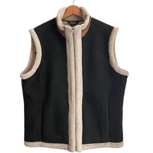 Woolrich Womens Cozy Sherpa Fleece Vest Size XL Outdoor Gorpcore Cabincore - Picture 1 of 12