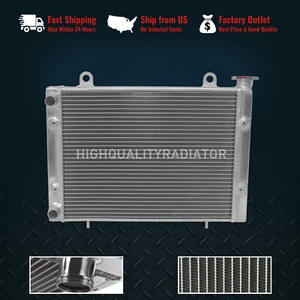 2Rows All Aluminum Radiator For 2014 Polaris Ranger 570 ATV - Picture 1 of 5