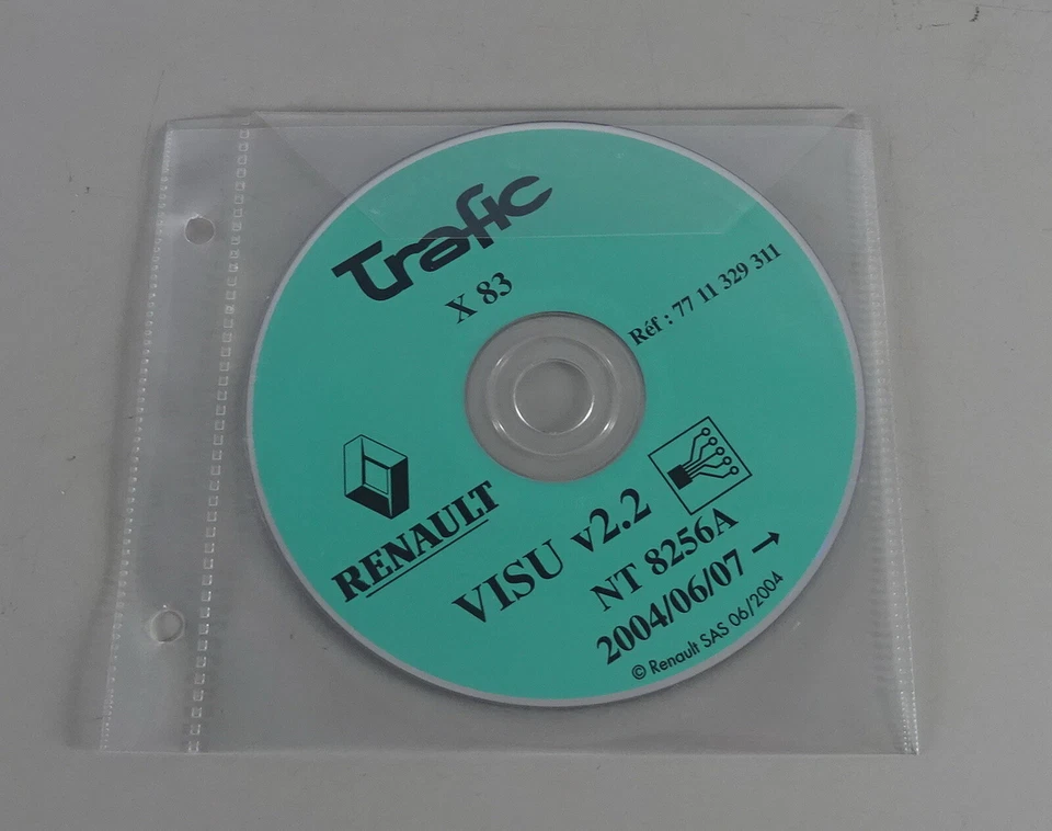 Eléctrico Diagramas de Cableado Sobre CD Renault Trafic X83 Modelo Año 06/2004 - Imagen 1 de 1