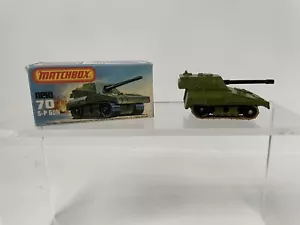 Vintage Matchbox Superfast Rola-matics #70 S-P Gun With Original Box - Picture 1 of 16