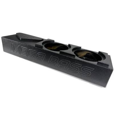 Caja de subwoofer Mega Bass Ford F150 09-24 F250 17-24 doble cabina 2x12 puerto Upfire Foto 1 de 4
