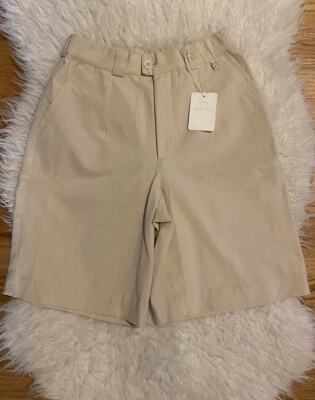 Bermudas Bogner beige cintura alta talla 8/pequeñas/medianas Gianna-G $178 nuevas con etiquetas Foto 1 de 4
