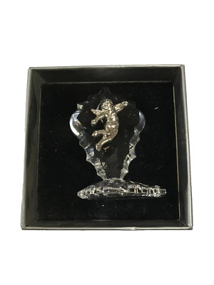 Souvenir in cristallo con base (Angelo) - Immagine 1 di 2