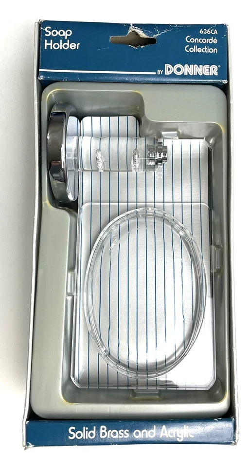 Wall Mounted Clear Acrylic Soap Dish Holder for Bathroom - Image 1 of 4
