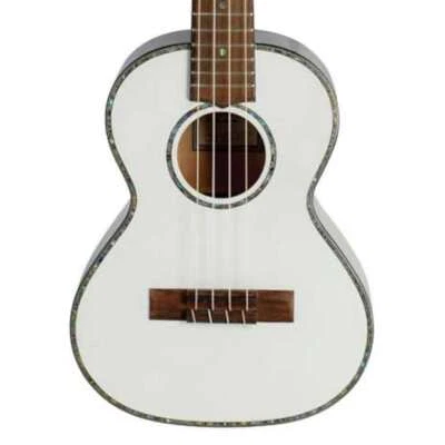 Ukelele Lanikai JMS-AWT2 Julia Michaels blanco perla tenor firma con bolsa de concierto Foto 1 de 3