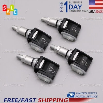 Sensor monitor de presión de neumáticos 4 piezas TPMS 13598787 para GM Cadillac ATS CTS 433 MHz Foto 1 de 4