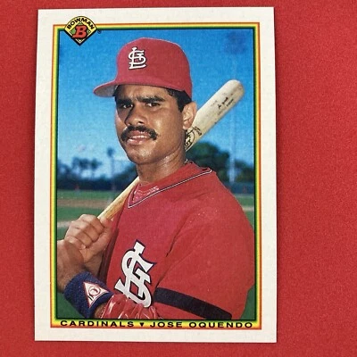 Jose Oquendo 1990 Bowman Card #200 MLB St. Louis Cardinals - Image 1 of 2