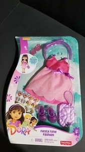 Fisher Price Nickelodeon - Dora - Fiesta Time Fashion Doll Clothing...Pink Dress - Picture 1 of 3