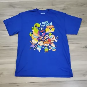 Nickelodeon T-Shirt Men's Large Blue I Love The 90 - Picture 1 of 7