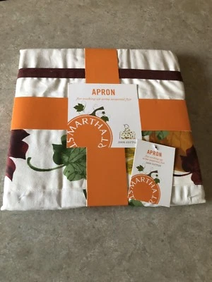 Delantal Martha Stewart Hojas de Otoño ¡NUEVO EN PAQUETE! Foto 1 de 3