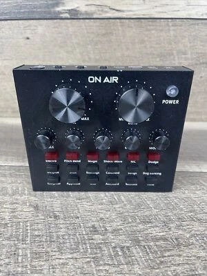 Tzumi ON AIR Black Bluetooth/Wired Audio Jacks Live Broadcast Wave Sound Mixer - Image 1 of 4