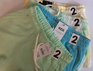 Cotton On Kids Size 2 Henry Slouch Short 4 colors as shown, blue, green, tie dye - Picture 1 of 6