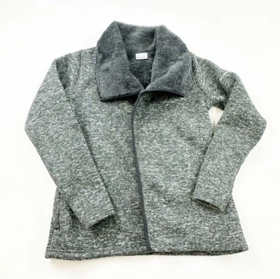 Cárdigan Columbia para mujer pequeño gris forrado de lana Foto 1 de 4