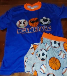 Wonder nation Boy's 2 Piece Pajama Sleepwear Set with shorts size 8 - Picture 1 of 2