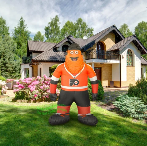 7' Air Blown Inflatable NHL Philadelphia Flyers Gritty Mascot Yard Decoration Cover