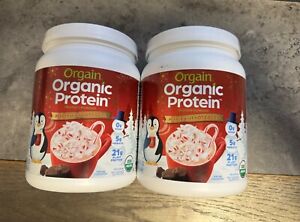 2 of Orgain Organic Protein Peppermint Hot Chocolate