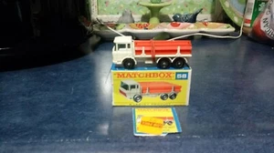 LESNEY MATCHBOX #58 DAF GIRDER TRUCK MINT IN BOX - Picture 1 of 3