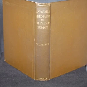 * Rare Ltd Edition ** Annotated Bibliography of Sir Richard Francis Burton 1923 - Foto 1 di 8