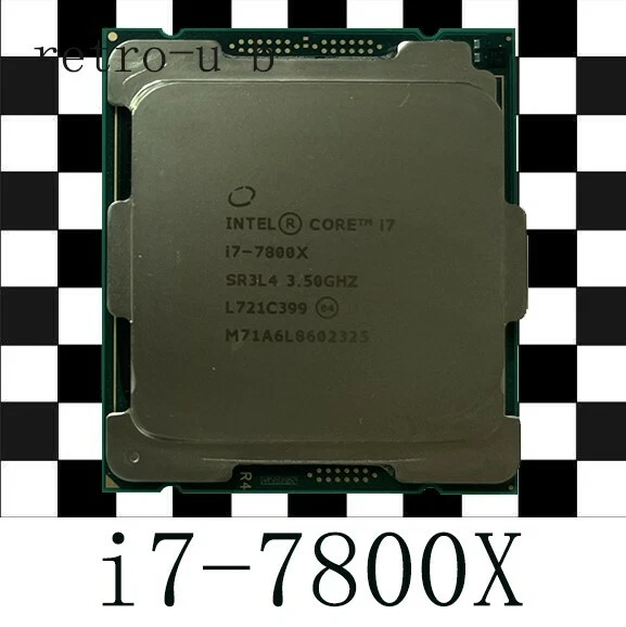 Intel Core i7-7800X SR3L4 3.50GHz 6-Core 8.25MB LGA-2066  CPU Processor - Image 1 of 1