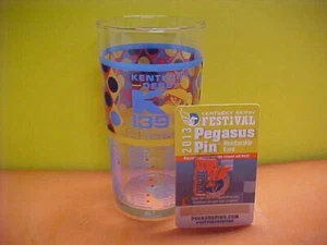 2013 KENTUCKY DERBY GLASS with festival pin.New - Picture 1 of 1