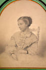Old quality lady portrait painting signed French school late 19th century
