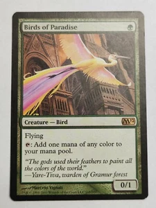 1x Birds of Paradise M12 x1 Mtg Magic the Gathering LP-NM - Picture 1 of 2