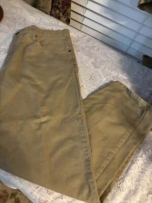 Pantalones de trabajo informales Saddlebred caqui tostado para hombre talla 38/32 Foto 1 de 4