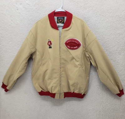 Chaqueta Rennoc Hombres Grande Bronceada Mezcla de Poli Cremallera Salón de la Fama del Norte Católico Bombardero Foto 1 de 4