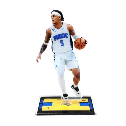 Paolo Banchero Figure - #5 of Orlando Magic Drives to Basket Figurine Ornament Cover