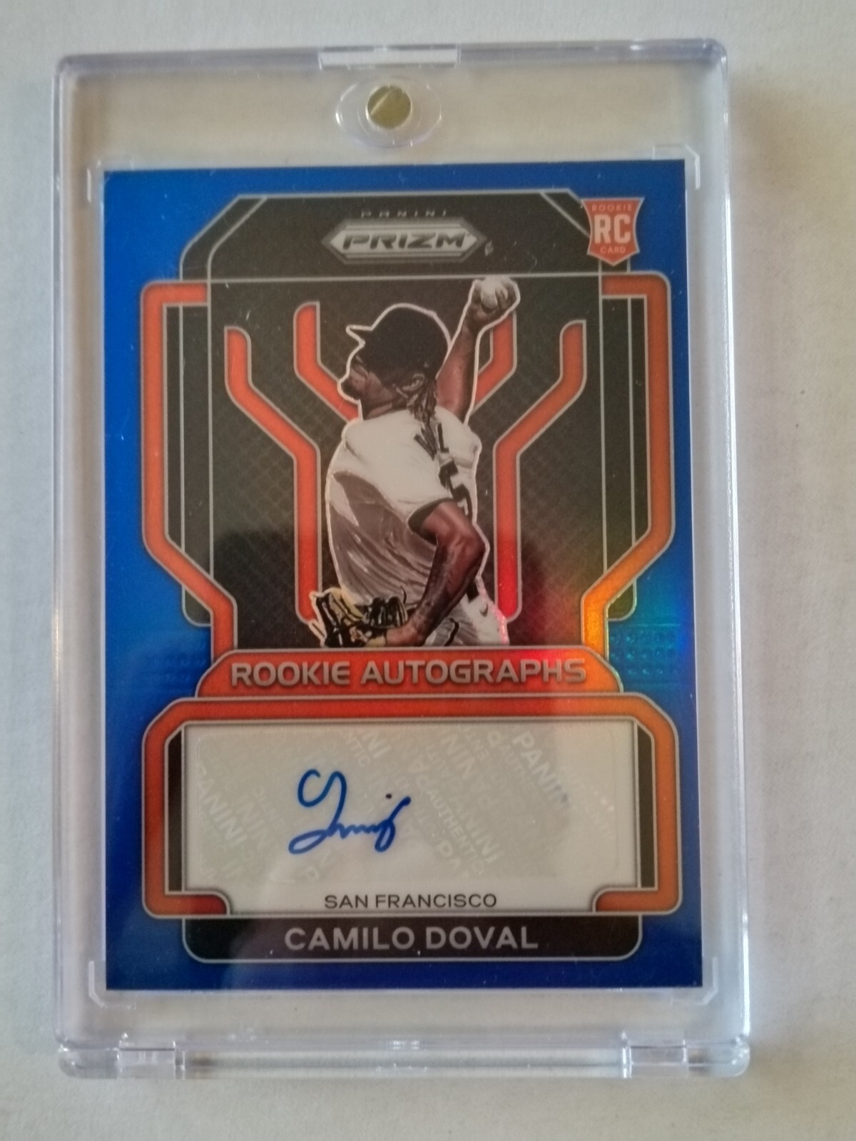 2022 Panini Prizm - Rookie Autographs Blue Prizm #RA-CD Camilo Doval /149