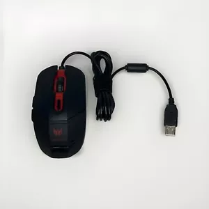 Acer Predator USB Gaming Mouse Black/Red (Model SM-9627) - Picture 1 of 11