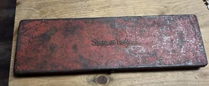 Vtg 15 Piece Snap-on 3/8”Drive Socket Ratchet Set Extensions Metal Box - Picture 1 of 6