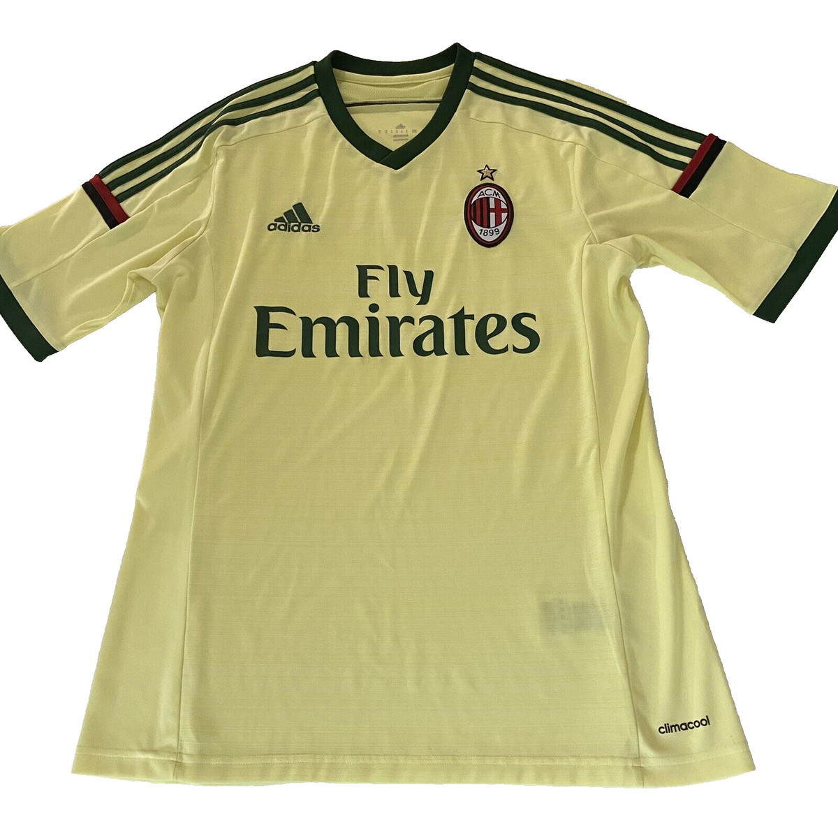 adidas AC Milan Yellow International Club Soccer Fan Apparel
