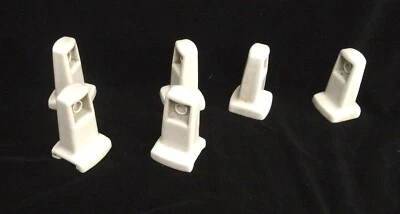 DE COLECCIÓN 6 ACCESORIOS DE TOALLERO DE BAÑO ART DECO - PORCELANA EN EXCELENTE ESTADO Foto 1 de 4