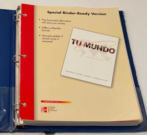 Tu mundo 1st Edition (intro Spanish Student) Looseleaf Edition with Binder - Picture 1 of 6