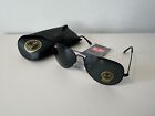 Rayban Pilotensonnenbrille - RB3025 - schwarzes Gestell/schwarze Gläser 58 mm