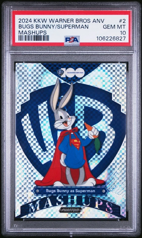 Bugs Bunny Superman 2024 Kakawow Warner Bros WB MashUps /599 PSA 10 GEM MINT - Image 1 of 3