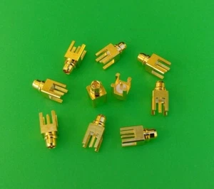 (2 PCS) MMCX Male PCB Mount Straight Coax Connector - USA Seller - Picture 1 of 2