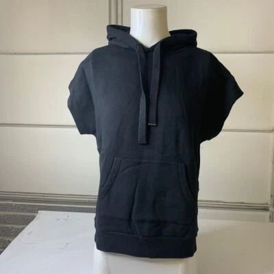 Женский пуловер с капюшоном ALLSAINTS Skyla с коротким рукавом размер M черный - Изображение 1 из 4