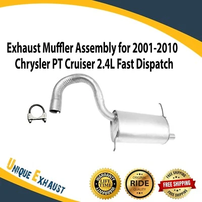 Conjunto de silenciador de escape para Chrysler PT Cruiser 2001-2010 2,4 L envío rápido Foto 1 de 4