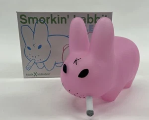 NUOVO - Kidrobot ROSA trasparente x Frank Kozik Smorkin Labbit SUPER RARO da collezione - Foto 1 di 6