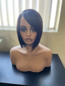Human Hair Bob Wig - Picture 1 of 18