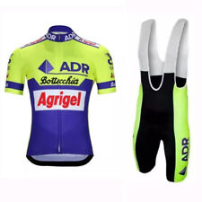 1989 Retro ADR Agrigel Bottecchia Cycling Jerseys and Bib Short Cycling Kit