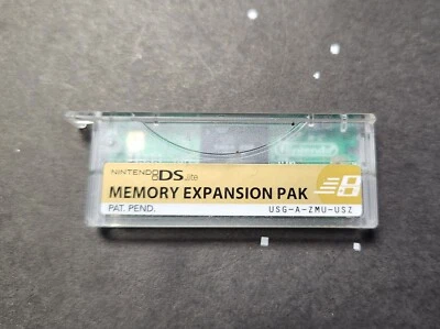 Paquete de expansión de memoria Nintendo DS Lite USG-A-ZMU-USZ paquete transparente Foto 1 de 2