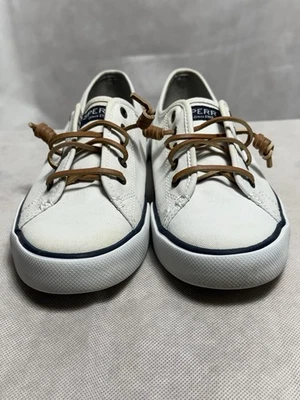 Sperry Top Sider Crest Vibe White Canvas Sneaker Womens Size 7.5 M - Image 1 of 4