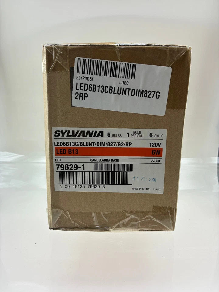 SYLVANIA 79629 LED6B13CBLUNTDIM827GRP (6 PACK) - Image 1 of 1
