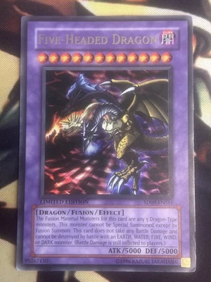 Yugioh: Five-Headed Dragon - SD09-ENSS1 - Ultra Rare - Limited Edition - HP - Image 1 of 4