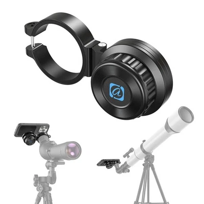 Adaptador de teléfono mini telescopio magnético APEXEL en aluminio se adapta a todos los teléfonos inteligentes Foto 1 de 4