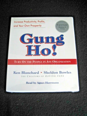 GUNG HO! Ken Blanchard & Sheldon Bowles ~  AUDIO - NEW & UNOPENED - Image 1 of 3